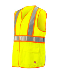 STRAUSS high visibility vest in neon yellow