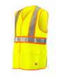 STRAUSS high visibility vest in neon yellow