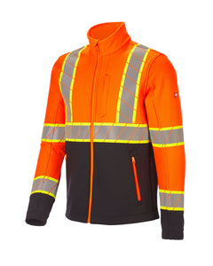 Chamarra Softshell de alta visibilidad clase 2