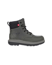 STRAUSS Ridgewood 6-inch Soft Toe Boot in Carbon gray, side profile view