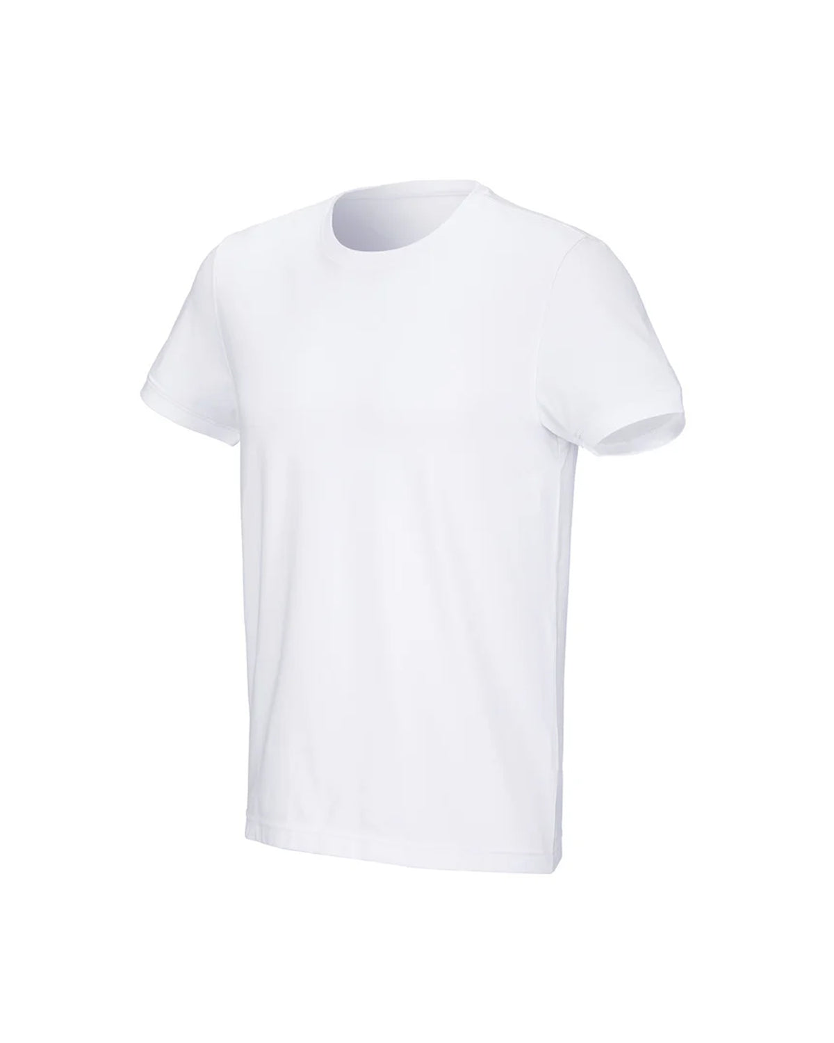 STRAUSS Cotton Stretch T-Shirt in white on a plain product background