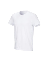 STRAUSS Cotton Stretch T-Shirt in white on a plain product background