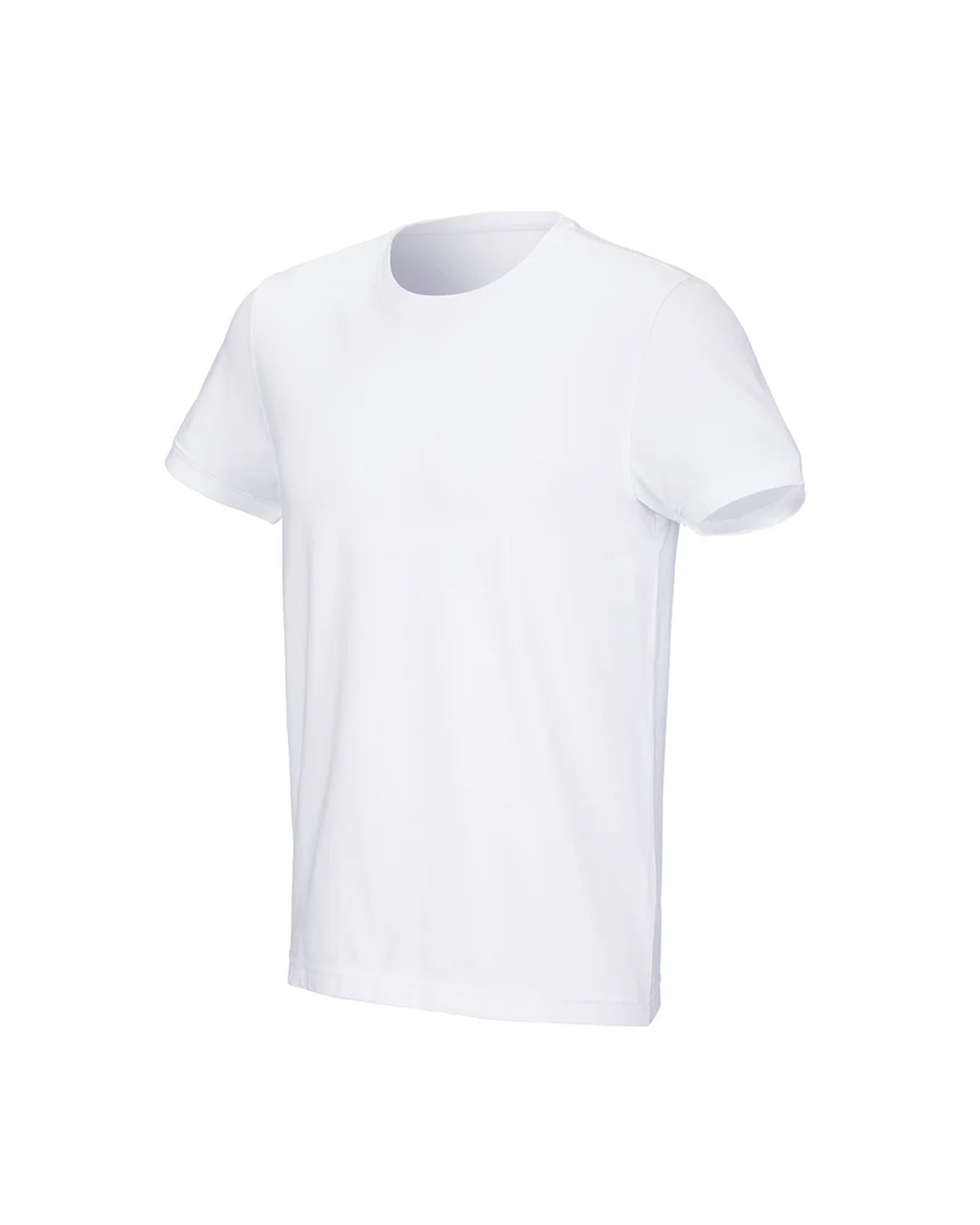STRAUSS Cotton Stretch T-Shirt in white on a plain product background