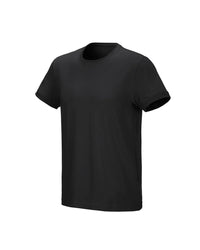 STRAUSS Cotton Stretch T-Shirt in black on a plain product background