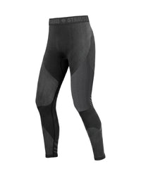 STRAUSS Warm Seamless Thermal Pants e.s.trail pure in black/basalt gray, front view