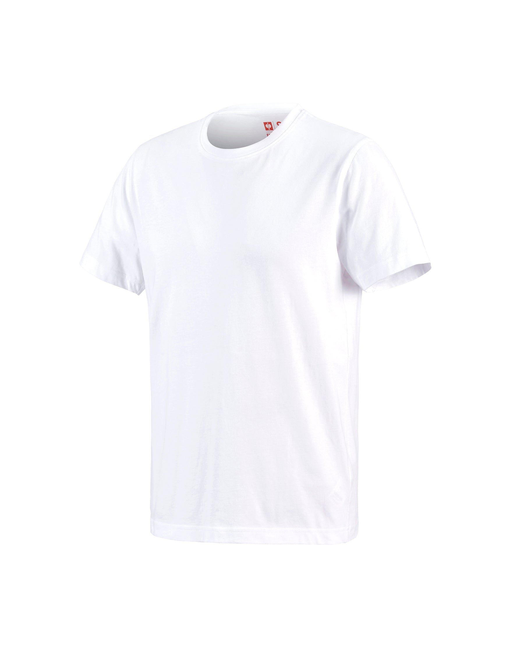 STRAUSS Cotton T-Shirt in white on a plain product background