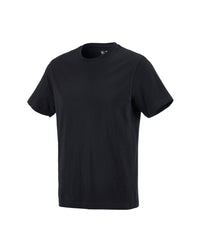 STRAUSS Cotton T-Shirt in black on a plain product background
