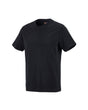 STRAUSS Cotton T-Shirt in black on a plain product background