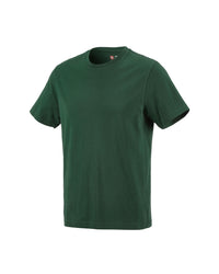 STRAUSS Cotton T-Shirt in green on a plain product background