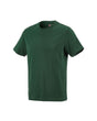 STRAUSS Cotton T-Shirt in green on a plain product background
