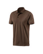 STRAUSS Cotton Polo Shirt in hazelnut on a plain product background