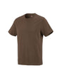 STRAUSS Cotton T-Shirt in hazelnut on a plain product background