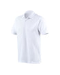 STRAUSS Cotton Polo Shirt in white on a plain product background