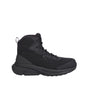 Salomon mid-height hiking boot in dark brown and black, shown from a lateral profile view against a white background.