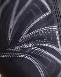 Close-up of the Doonan 12-inch Composite Toe Work Boot material