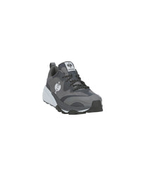 STRAUSS Harlem Composite Toe Work Shoe in Basalt gray, front three-quarter view