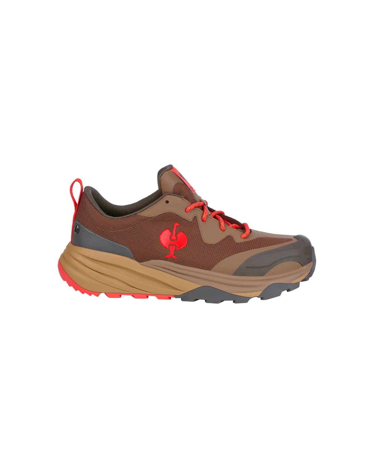 STRAUSS Harlem Composite Toe Work Shoe in Desert brown, side profile view
