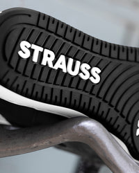 Close-up of the Philly Steel Toe Work Shoe outsole tread and traction pattern