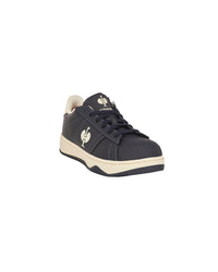 STRAUSS Philly Steel Toe Work Shoe in Nero blue, front three-quarter view