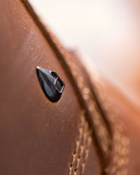 Close-up of the Woodside 6-inch Steel Toe Work Boot material
