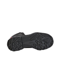 Outsole tread view of the STRAUSS Edmonton 8-inch Steel Toe Work Boot in Black