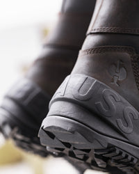 Close-up of the Edmonton 8-inch Steel Toe Work Boot outsole tread and traction pattern