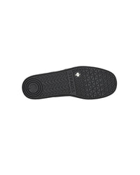 Outsole tread view of the STRAUSS Brooklyn Steel Toe Work Shoe in Black