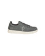 STRAUSS Brooklyn Steel Toe Work Shoe in Carbon gray, side profile view