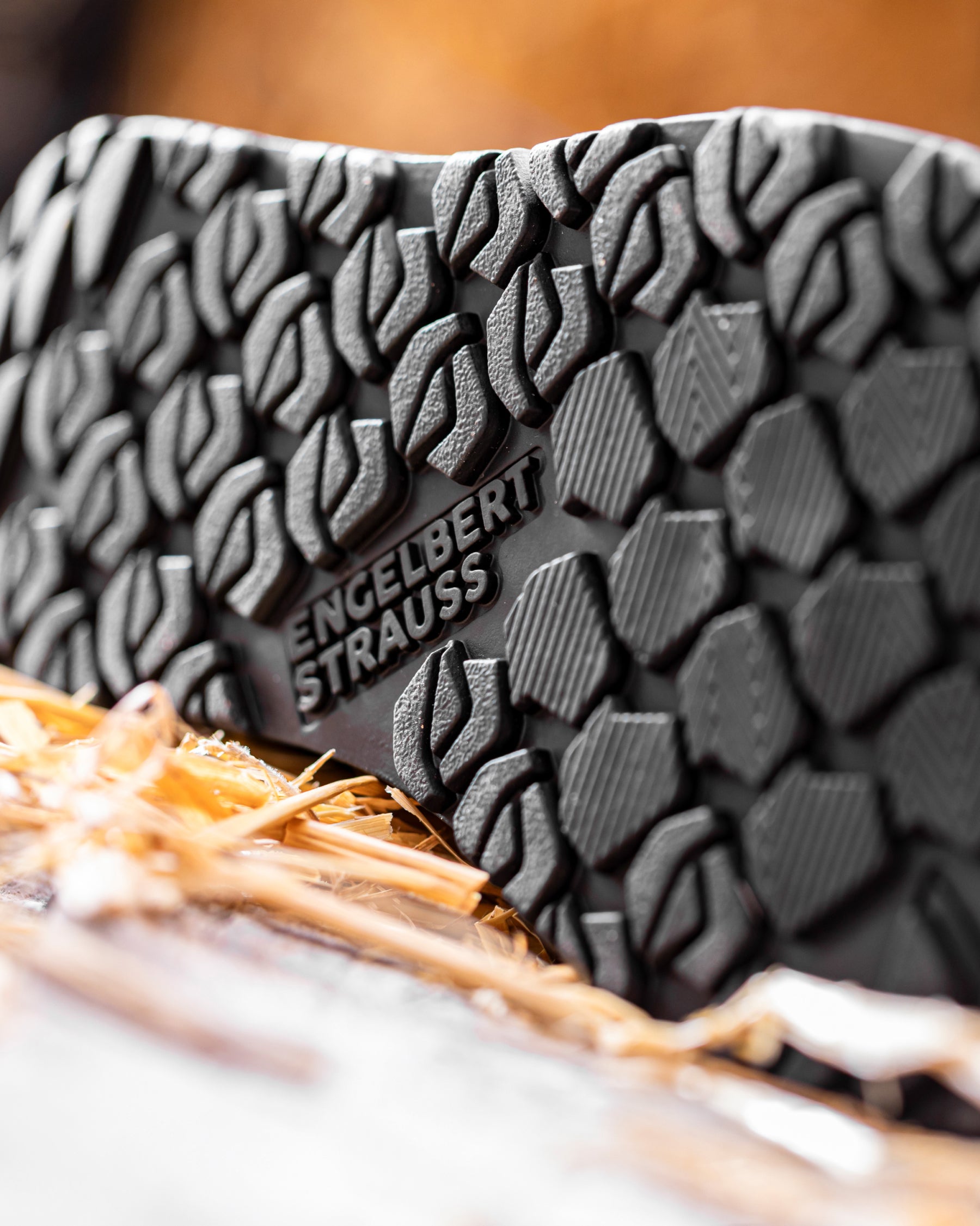 Close-up of the Kingston 11-inch Steel Toe Work Boot outsole tread and traction pattern