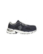 STRAUSS St. Louis Composite Toe Work Shoe in Nero blue, side profile view