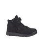 STRAUSS Murcia 6-inch Steel Toe Work Boot in Black, side profile view
