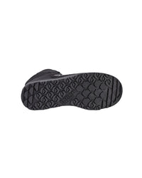 Outsole tread view of the STRAUSS Murcia 6-inch Steel Toe Work Boot in Black