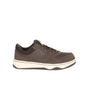 STRAUSS Eindhoven Steel Toe Work Shoe in Chestnut, side profile view