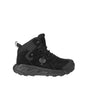 STRAUSS Turin 6-inch Aluminum Toe Work Boot in Black, side profile view