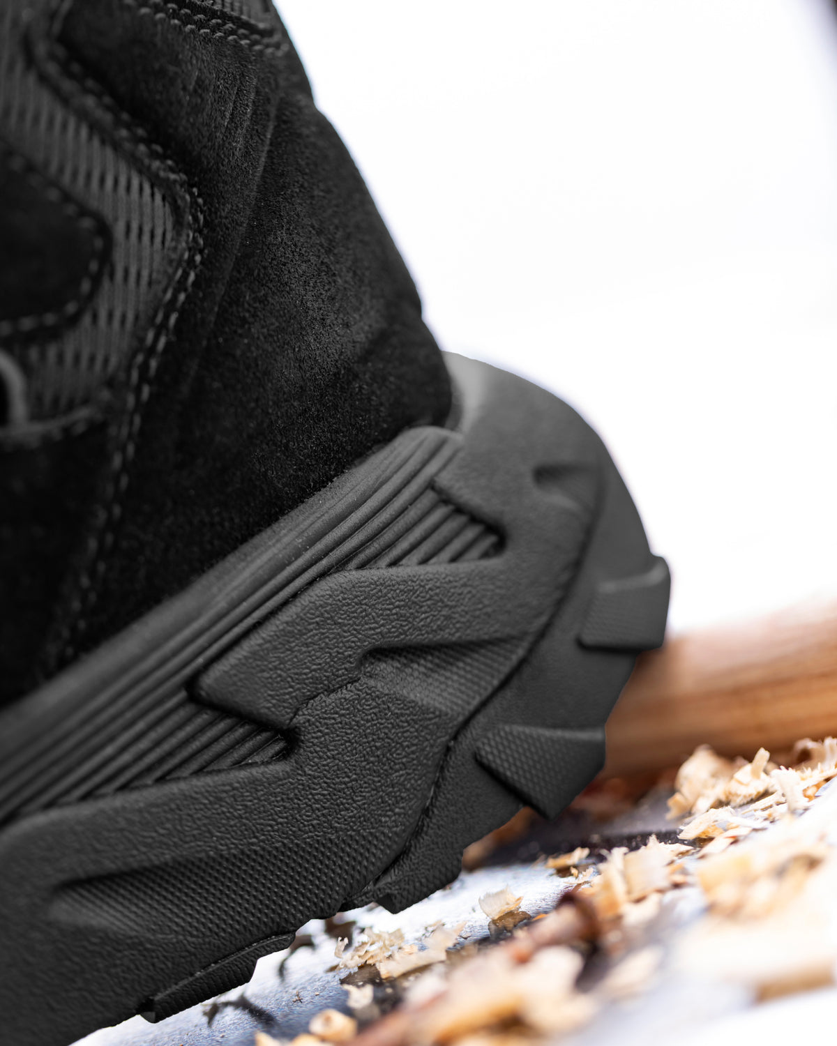 Close-up of the Turin 6-inch Aluminum Toe Work Boot outsole tread
