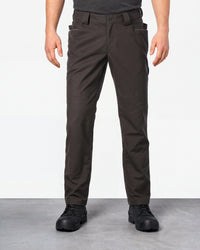 STRAUSS 1620 Multipocket Pants in moon gray worn by a model, front view