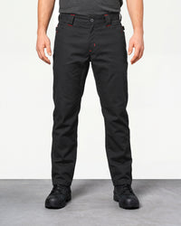 STRAUSS 1620 Multipocket Pants in meteorite worn by a model, front view