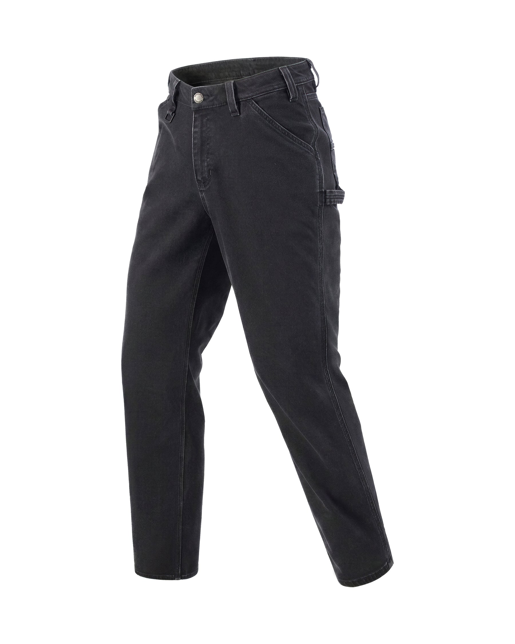 STRAUSS Carpenter Jeans e.s.iconic in black, front view