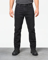 Carpenter Jeans e.s.iconic in black worn by a model, front view