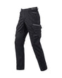 STRAUSS Cargo Pants e.s.trail pure in black/carbon gray, front view