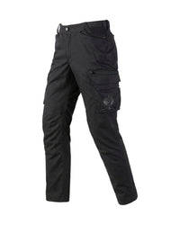 STRAUSS Cargo Pants e.s.trail in black, front view