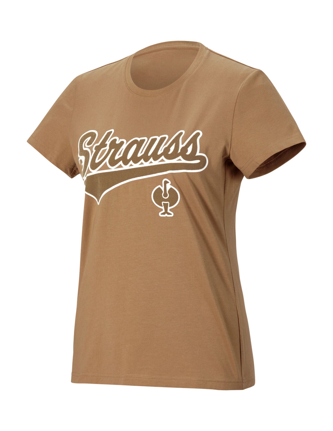 Women's Artwork T-Shirt e.s.e:pic in almondbrown
