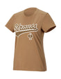 Women's Artwork T-Shirt e.s.e:pic in almondbrown
