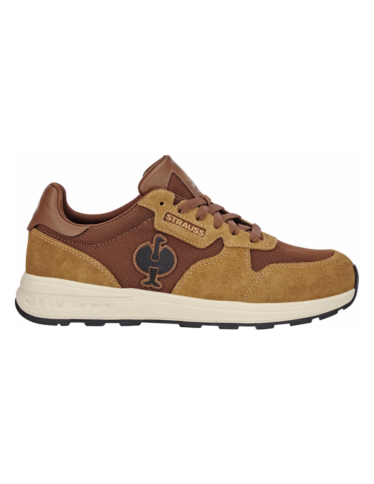 Canberra Low Safety Toe Work Shoe, desertbrown