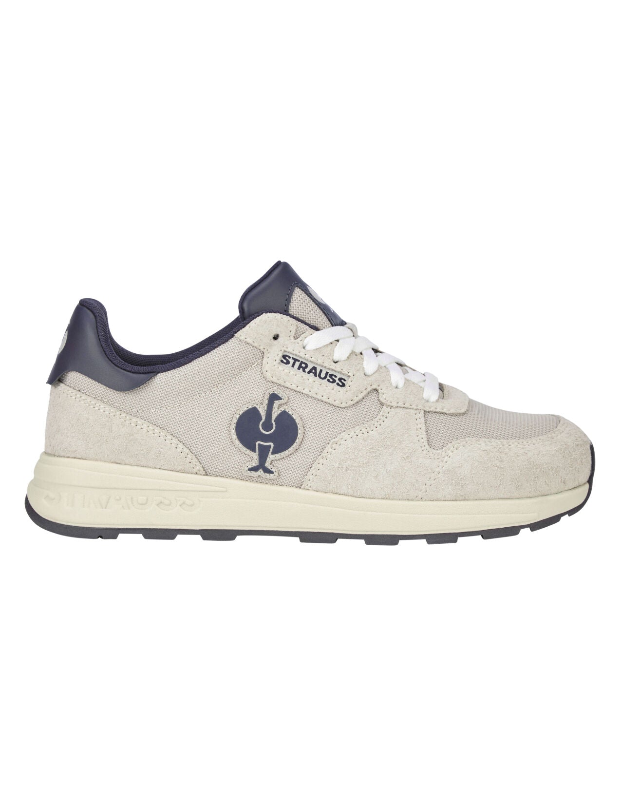 Canberra Low Safety Toe Work Shoe, silver