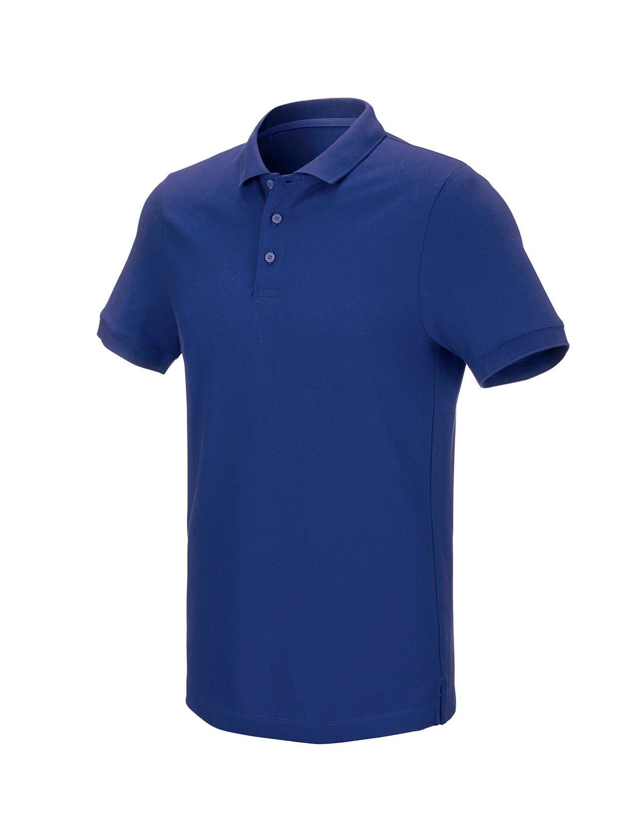 Camiseta polo estirable de algodón