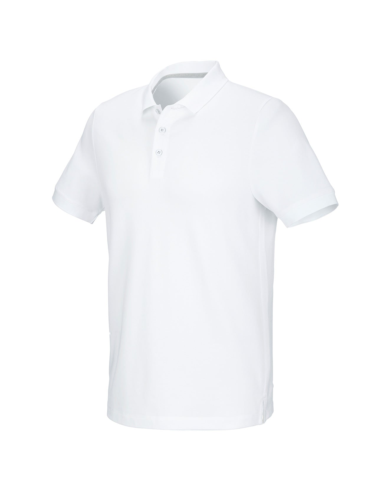 Camiseta polo estirable de algodón