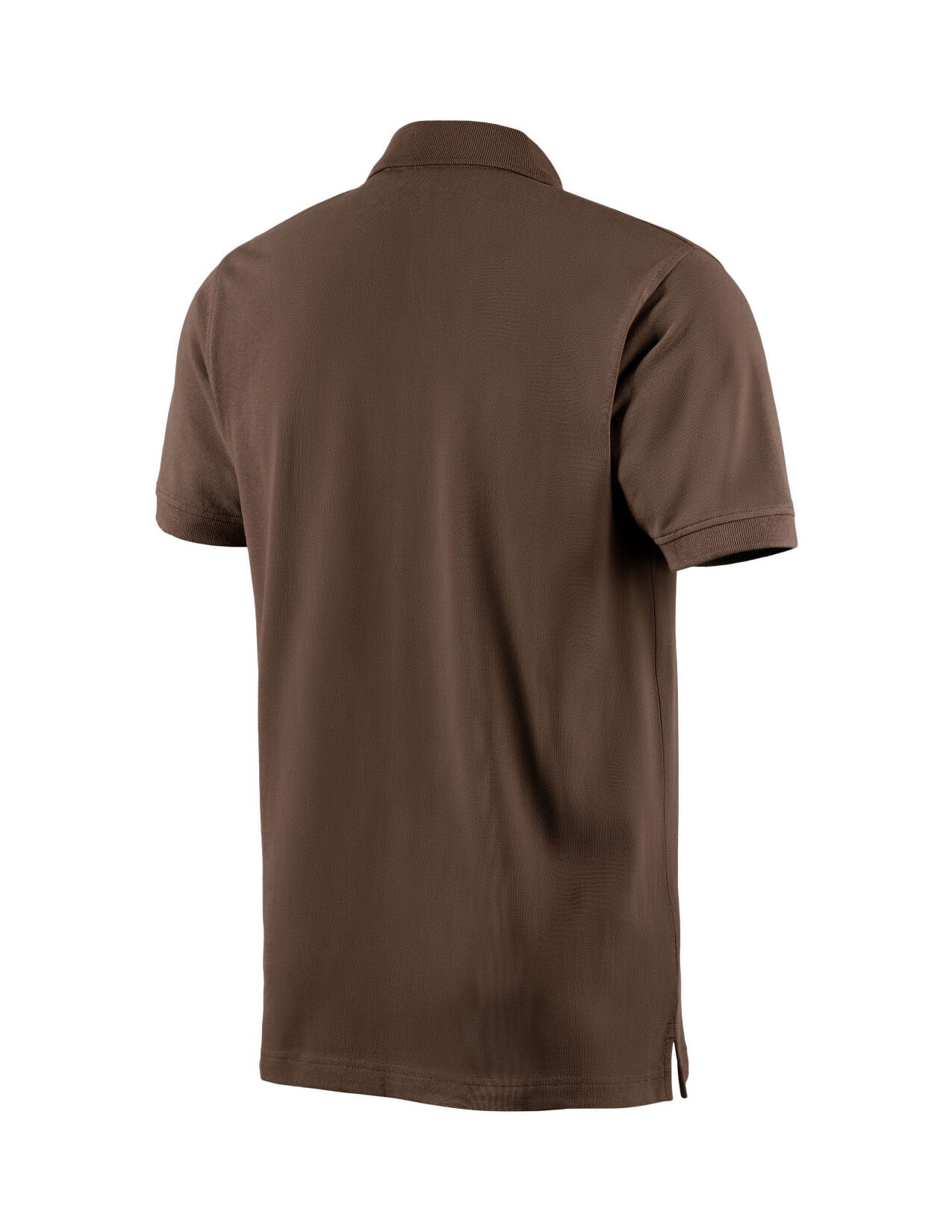 Cotton Polo Shirt in hazelnut
