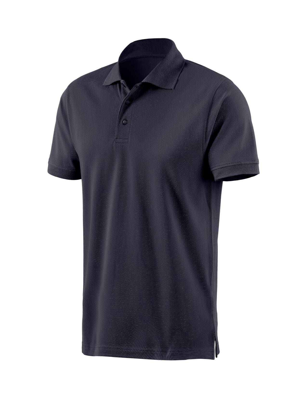 Cotton Polo Shirt in neroblue