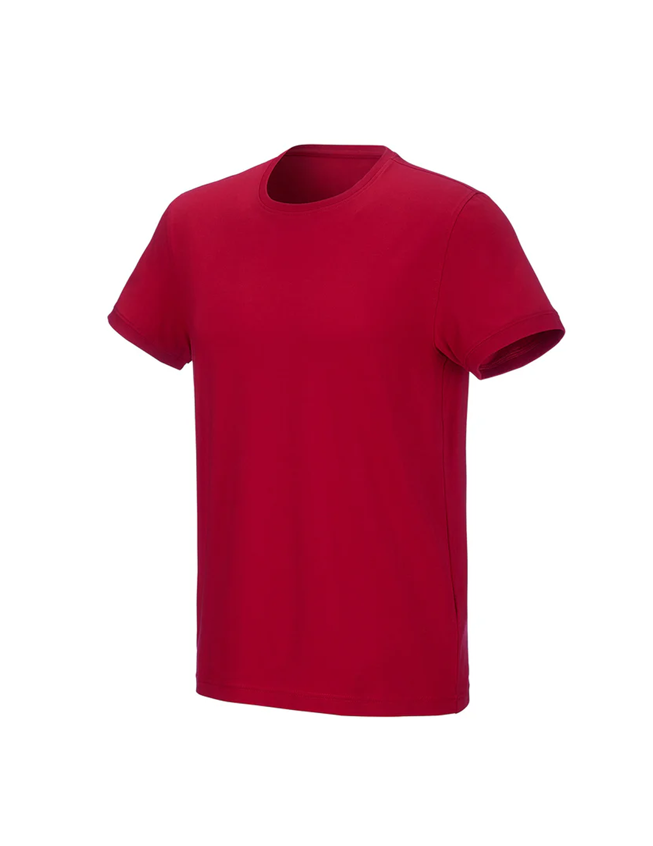 Red t-shirt on a white background
